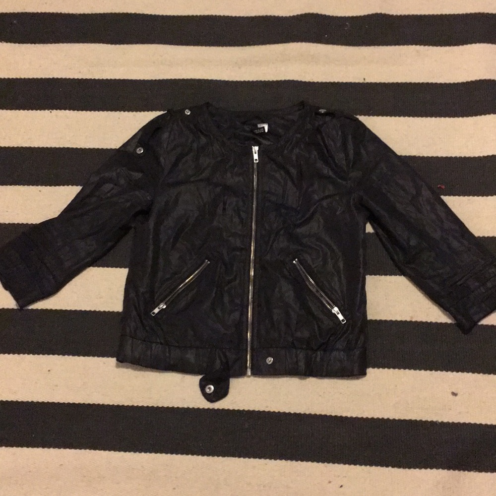 Black waterproof jacket